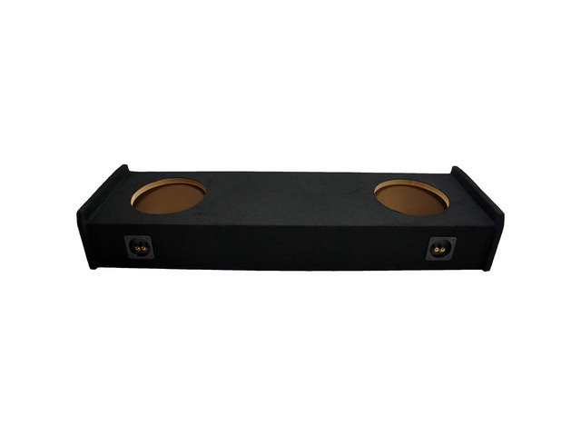 Dual 10 Inch Subwoofer Box Sealed Fits 1997-1999 Ford F150 Ext Cab ASC Air-tight MDF enclosure shell, durable charcoal carpet, contour-cut to hug...