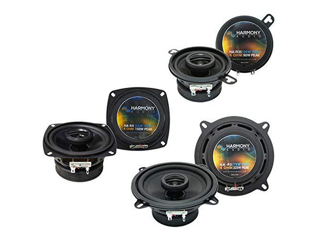 Factory Speaker Upgrade Package Fits BMW 3 Series 1999-2001 Includes R35 R5 R4 door pairs, replacement OEM output, front rear coverage, plug-in...