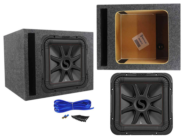 45L7R124 12' 1200w L7R Subwoofer Solo-Baric L7R124+Vented Enclosure Box