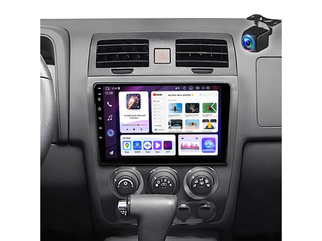 10.1 Inch Double Din Car Radio Stereo Upgrade for Hummer H3 2006-2010 Android 15 4+64G HD Touchscreen,Carplay & Android Auto,GPS Wifi Bluetooth...