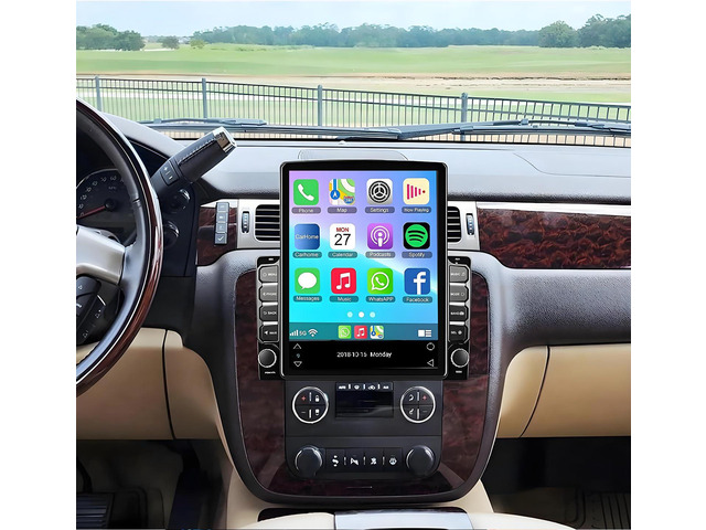 Car Stereo Radio for GMC Yukon Denali 2007-2014 with Wireless Carplay & Android Auto,9.7 Inch Car Audio Receiver GPS Navigation Unit with Bluetooth...