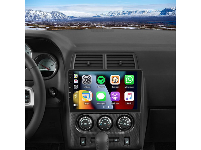 10'' Android 14 Car Stereo Radio for Dodge Challenger 2012-2014, Double Din Radio with Carplay Android Auto GPS Navi Bluetooth WiFi Touch Screen...