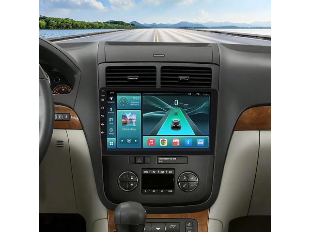 10.1' Android 15 Car Stereo Radio for Saturn Outlook 2007 2008 2009 2010 with Wireless CarPlay & Android Auto, Touch Carplay Screen for Car,...