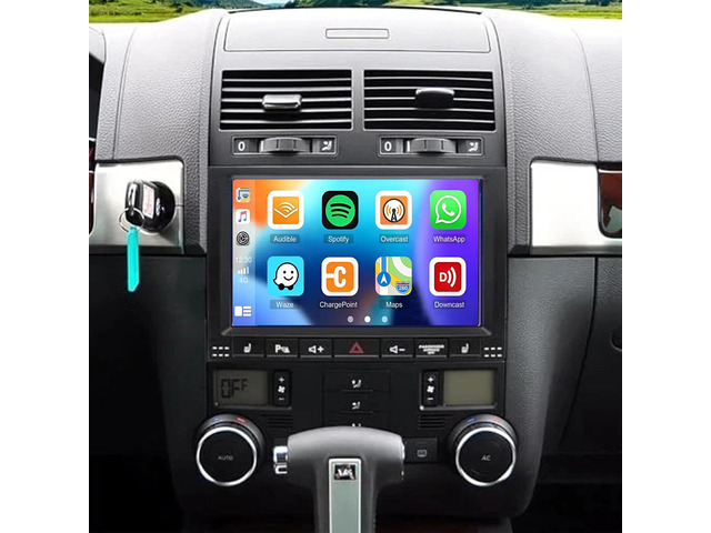 CarPlay Radio for Touareg 2003 2004 2005 2006 2007 2008 2009 2010 9 Inch Touch Screen Car Stereo Andriod Auto and WiFi GPS Navigation DSP...