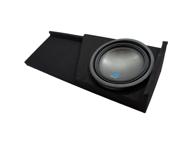 Alpine Type S S-W12D4 12' Sub Box Fits 2007-2013 Silverado Extended Cab Dual 4 ohm Single subwoofer, 1800 watt peak power, vehicle-specific...