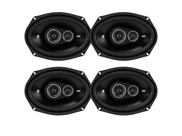 6x9 360 Watt Peak Power 3-Way 4-Ohm Coaxial Car Audio Speakers (Qty 4)
