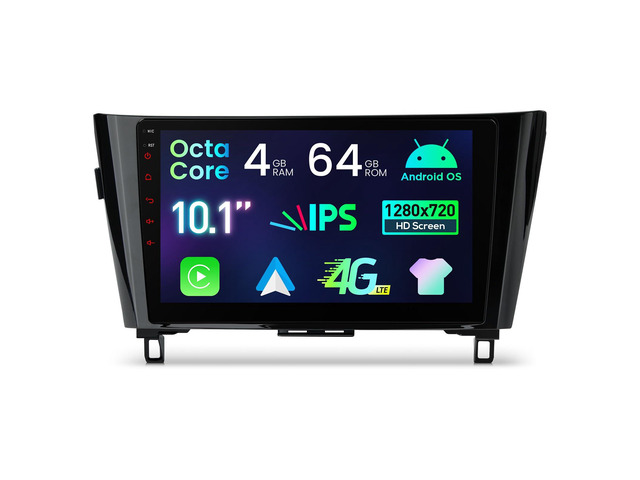 Android 14 Car Stereo for Nissan X-Trail Rogue Qashqai 2014-2018, 10.1 Inch IPS Touch Screen Car Radio GPS Navigation Bluetooth Built-in DSP...