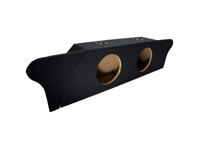 Dual 10' Trunk Subwoofer Enclosure Sub Box Fits 2010-2013 Chevy Camaro vehicle-specific shape, twin woofer speaker design, value-priced bass...