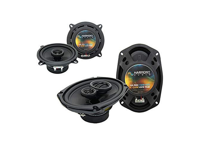 Fits Buick Lesabre 2000-2005 Speaker Upgrade Package R5 R69 Front and rear coverage, 5.25 inch and 6x9 car sizes set, easy replacement install,...