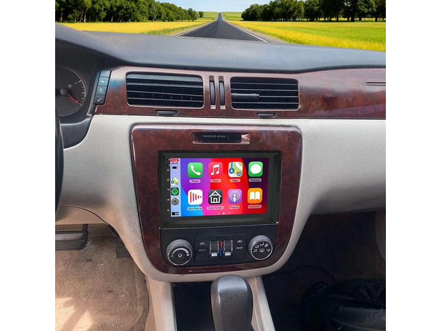 10 inch Car Radio Stereo for Chevrolet Impala 2006-2012 with Wireless Carplay Android, 2+64G Touch Screen Radio for Chevy Impala GPS Navi with...