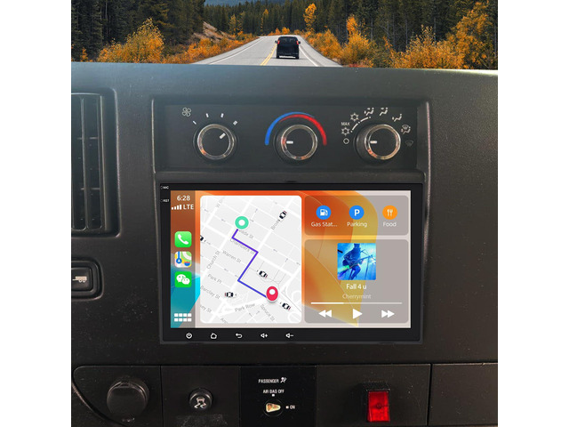 5G WiFi Upgrade Radio for Chevy Express 2500 3500 4500 2008-2024, 8'' IPS Touch Screen Android Stereo GPS Head Unit WiFi Bluetooth DSP Audio USB...