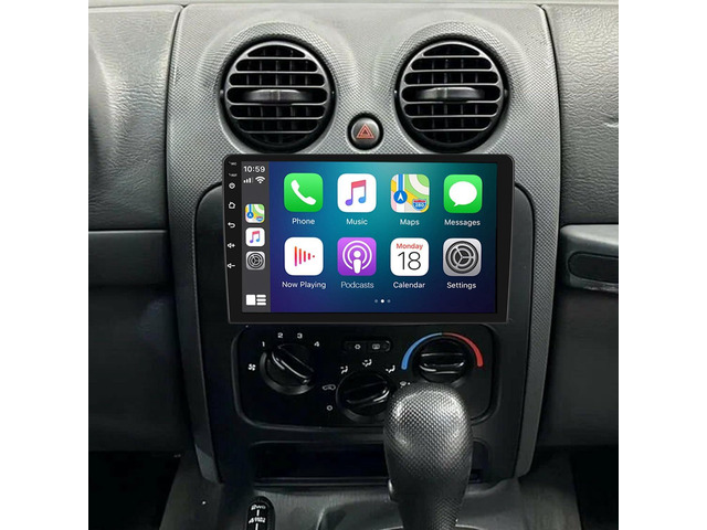 10.1' Android 13 Car Stereo Radio for Jeep Liberty 2002-2007 with Wireless CarPlay & Android Auto, 2 Din Touch Carplay Screen for Car,...