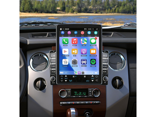 9.7' Double Din Car Stereo Radio for para Ford Expedition 2007-2014 Touch Screen Android 14 Head Unit Car Radio with Wireless Carplay Android...