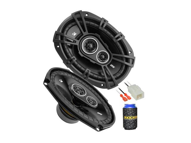 Speakers for 2013-2023 Dodge Ram Truck 1500/2500/3500 Kicker CS Series Speaker Upgrade with Harnesses