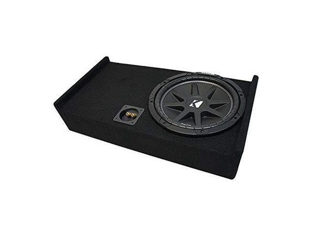 Kicker Comp C12 Single 12' Loaded Sub Box Fits 2009-2014 Ford F150 SuperCab deep bass subwoofer upgrade, vehicle-specific enclosure, easy drop-in...