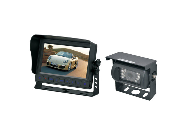 VTC73AHD - Wired Single Camera System with 7 AHD Monitor for Car, Truck, SUV and Van (2-Channel System), Standard