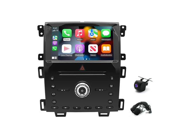 9' 2-Din Car Stereo for Ford Edge 2011-2015 w/WiFi GPS Bluetooth IPS Car Audio Receiver w/Backup Camera/SWC/FM Radio Receiver 2014 2013 2012...