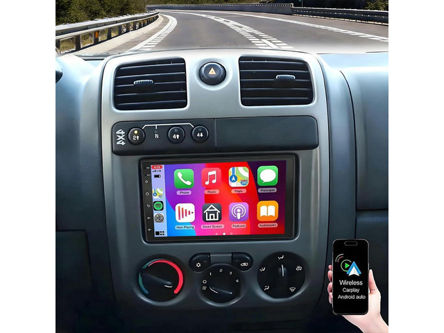 10 inch Double Din Car Stereo for Chevy Colorado 2004-2012, 4+64G Touch Screen Radio for Chevrolet Silverado 1500 2500 1999-2006 Head Unit with...