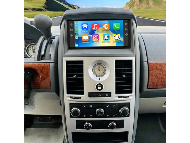 Double Din Car Stereo Radio for 2008 2009 2010 Chrysler Town & Country with Wireless Carplay Android Auto 7IN Touchscreen for Chrysler Town &...