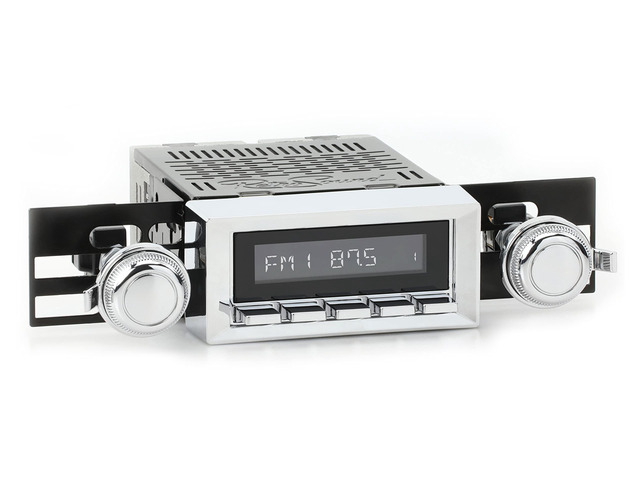 RetroRadio AM FM Stereo 03P-73P Chrome Compatible with 1976-86 Jeep CJ7