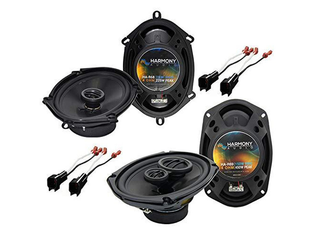 Fits Ford Crown Victoria 1998-2011 R68 R69 Speakers Harness Plug-and-play wiring upgrade, no splicing needed, easy replacement package, 5x7 6x8...