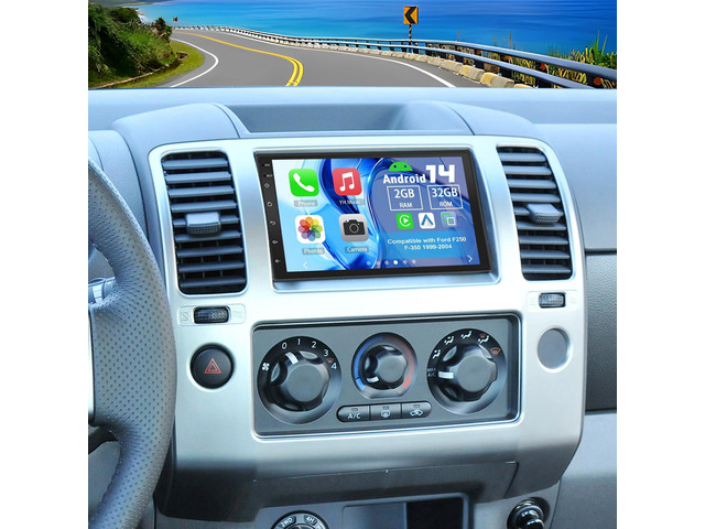 Android 14 2 Din Car Stereo Radio for Nissan Frontier 2010-2021 2G+32G 7' Touchscreen Car Radio w/Wireless Carplay Android Auto GPS WiFi...