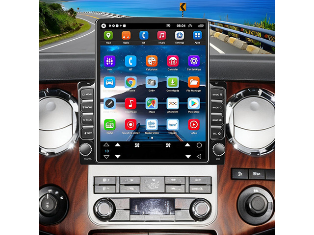 Android 14 Double Din Car Stereo Radio for Ford F-150 2004-2008 2G+32G 9.7' Touchscreen Car Radio w/Wireless Carplay Android Auto GPS WiFi...