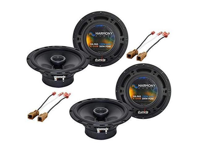 6.5' Speaker Package 2 Pairs Fits Nissan Altima 2002-2016 Covers front and rear door locations, drop-in coaxial design, crisp highs and rich...