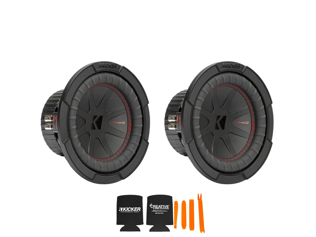 8 Inch Comp R Woofer Includes Two 48CWR82 Virtual 2 ohm Package