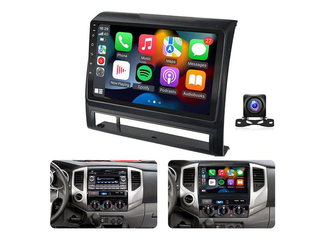 2G+32G Android 13 Car Stereo with Wireless Carplay & Android Auto, 9 Inch Touch Screen Car Radio with GPS FM Backup Camera WiFi SWC Compatible with...