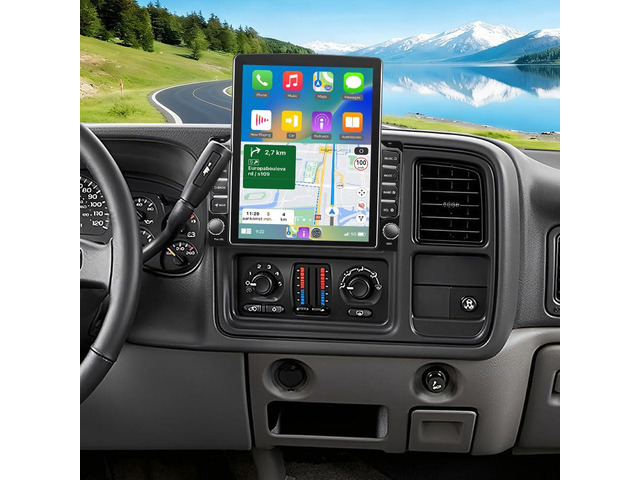 Car Radio for Chevy Silverado 1500 2003-2006 w/CarPlay Android Auto 9.7' Touchscreen Android 14 for Silverado 1500 Car Stereo Head Unit...