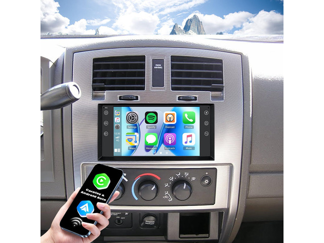 9'' Car Radio for Dodge Dakota 2005 2006 2007 2008 2009 2010 2011 Stereo Android Touch Screen for Dakota Stereo with Wireless Carplay/Android...