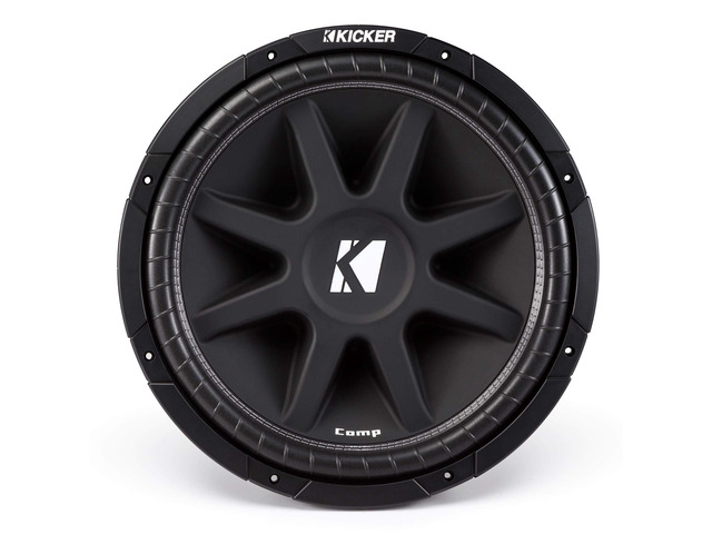 Comp 15-inch (38cm) Subwoofer, 4-Ohm, RoHS Compliant Deep low-end punch, ported or sealed box ready, factory system upgrade, truck and SUV...