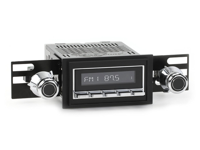 RetroRadio Compatible with 1968-79 Ford F-Series Truck with Deluxe 8-Track Factory Radio Features Include Bluetooth, AUX, AM/FM LAC-M1-221-55-75F2