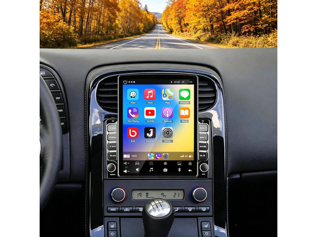 9.7' Touch Screen Double Din Car Radio for Chevy Corvette 2005-2013 Upgrade for Chevy Corvette Stereo w/Wireless Carplay Android Auto,Bluetooth...