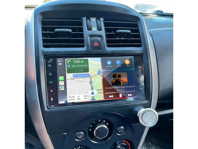 7'' Vertical Car Stereo for Nissan Versa 2012 2013 2014 2015 2016 2017-2019 Double Din Touchscreen Radio Receiver with Carplay & Android Auto...