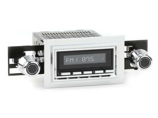 RetroRadio Compatible with 1968-79 Ford F-Series Truck with Deluxe 8-Track Factory Radio Features Include Bluetooth, AUX, AM/FM LABC-M1-121-55P-75PF2