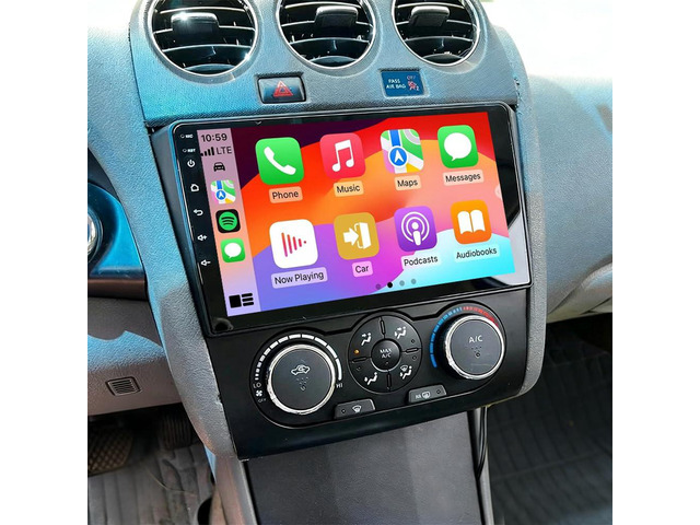 Double Din Car Radio for Nissan Altima 2008 2009 2010 2011 2012, 9' Touch Screen Stereo for Nissan Altima Head Unit Bluetooth with Wireless Carplay...