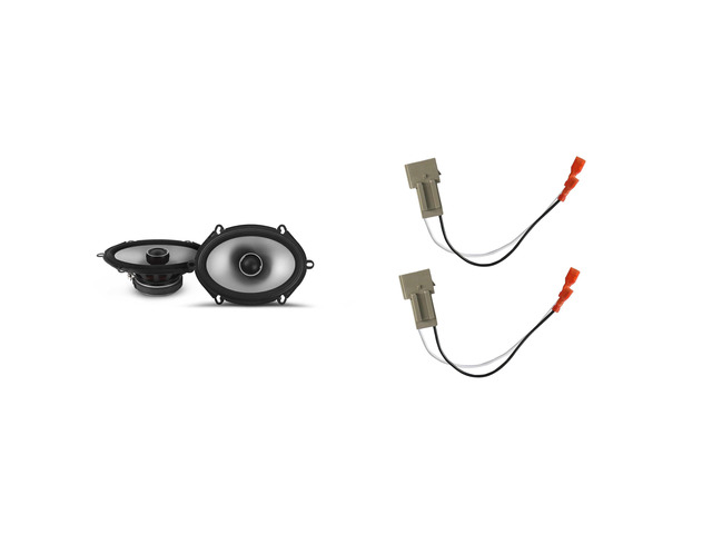 Speakers 6X8 inch for Ford F-250/F-350/F-450/F-550 1999-2004 Upgrade Kit - 2 Pack of S2 Series with Harness, Coaxial Car Audio Front Door or Rear...