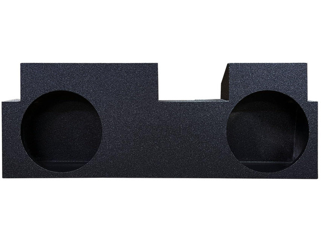 REC134 Dual 12' Sealed Subwoofer Box for 2019-2023 Jeep Gladiator Made in USA, 5/8' MDF Construction, Under Seat Fitment, Bed Liner Finish, 0.51...