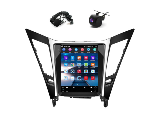 Car Stereo Radio Android 14 Compatible for Hyundai Sonata 2011-2015 9.7 inch Double Din Wireless Carplay and Android Auto Car Navigation Player...