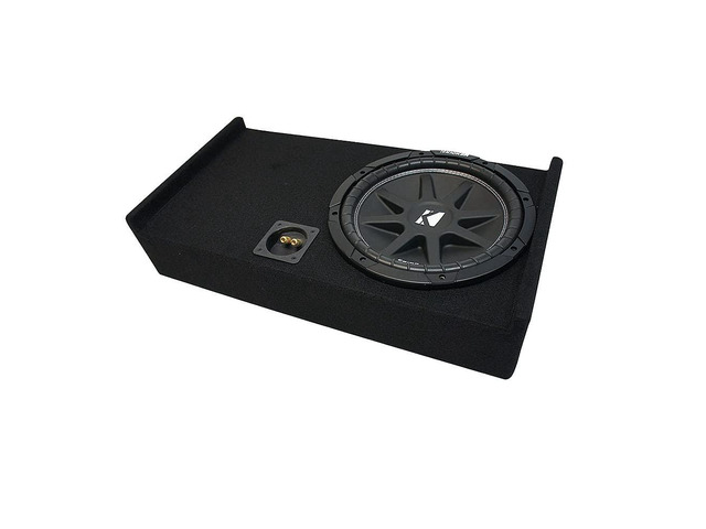 Kicker Comp C12 Single 12' Loaded Sub Box Fits 2009-2015 F150 SuperCrew Drivers arrive pre-mounted, air-tight MDF build, matched 12 inch...