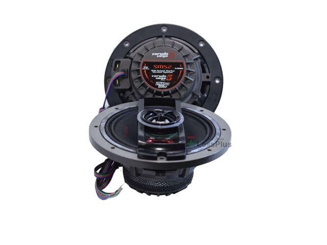 Cerwin Vega SM52 5.25' 4 250W 2-Way Marine Coaxial Speakers Black (Pair)