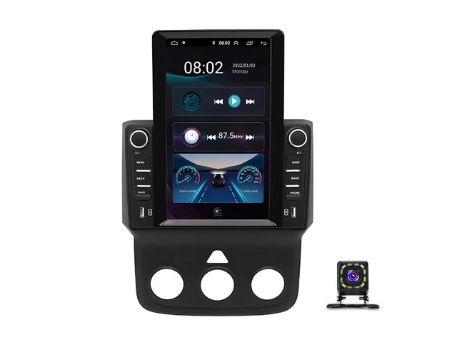 Android 13 Double Din Car Stereo Radio for Dodge Ram 2013-2019 with Wireless Carplay Android Auto 9.7 in Touchscreen for Dodge Ram Car Stereo GPS...