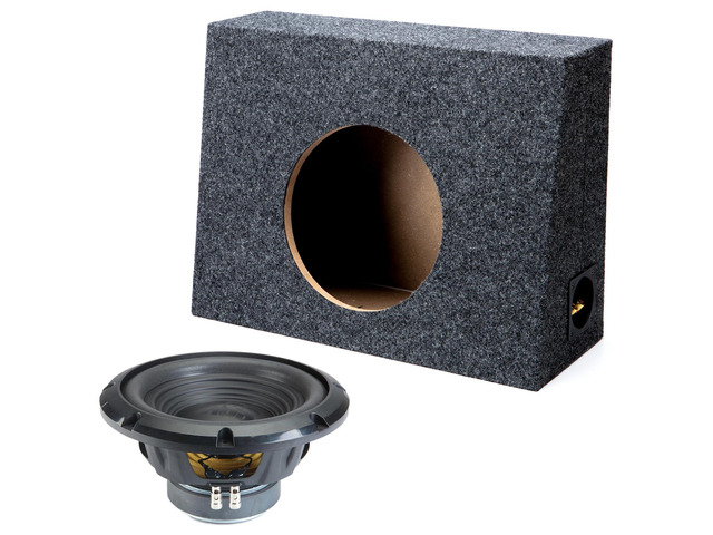 W10S4 Loaded Single 10' Sub Box Sealed Fits Standard Cab Trucks 250W Preinstalled subwoofer ready to wire, tight accurate bass for pickups,...