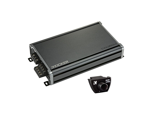 CXA360 360 Watt 4 Channel Car Amplifier Amp Bundled with Compatible Bass Knob CXARC