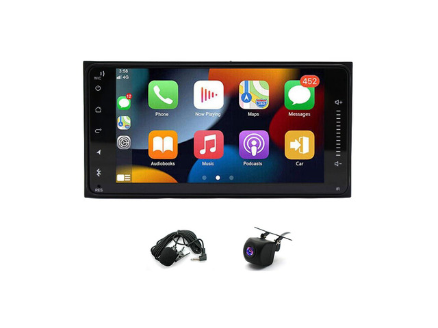 2+32G Car Stereo Radio for Toyota 4Runner 2003-2009 Tundra 2000-2006 for Sequoia 2001-2007, Support with CarPlay& Android Auto, 7in IPS Touch...
