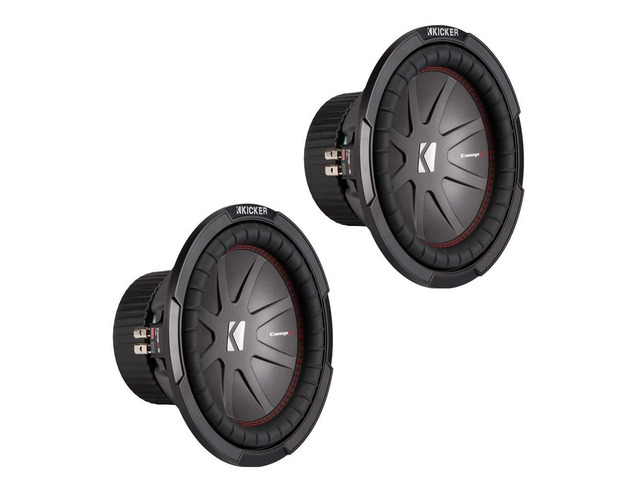 (2) 43CWR102 COMPR10 1600 Watt 10' Car Audio Subwoofers Subs CWR10-2
