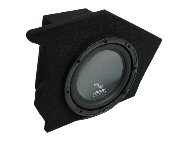 Single 10' R104 Loaded Sub Box Fits 1993-2002 Chevy Camaro Driver Side Deep bass upgrade, space-saving subwoofer design, easy install, built for...