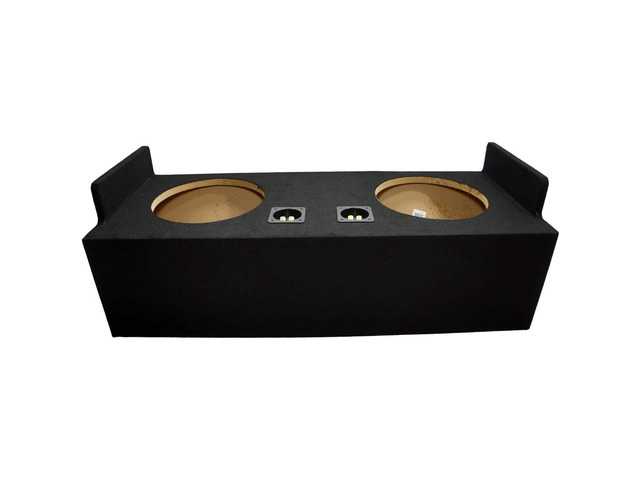 Fits 82-04 Chevy S10 GMC Sonoma Extended Cab Dual 12' Sub Box Enclosure ASC Custom 12 inch truck subwoofer housing, twin-woofer bass upgrade,...